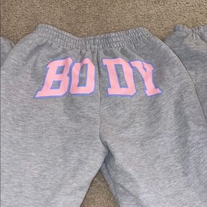 Grey body by Raven Tracy sweats